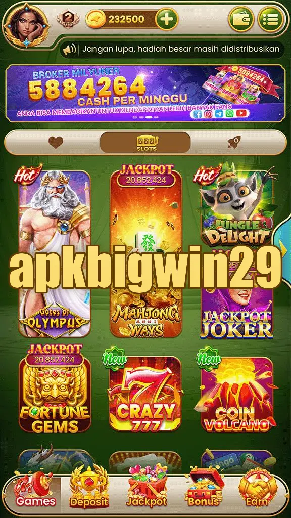 apkbigwin29 Tangkapan Layar Resmi APK